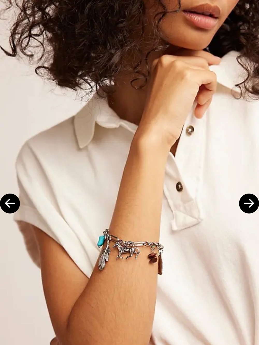 NWOT RARE Free People Charmed Life Bracelet